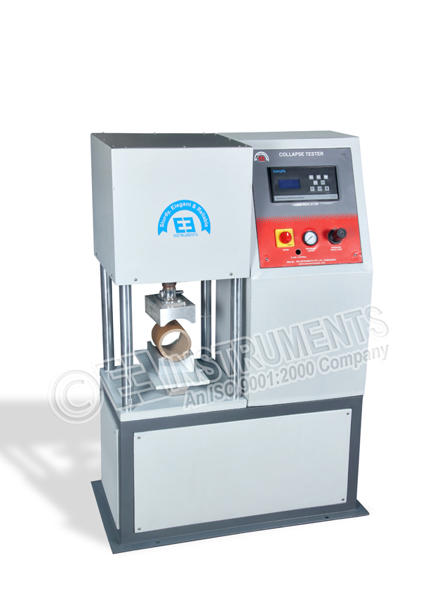 PAPER TUBE & PAPER CONE COMPRESSION TESTER - 1000 KGF CAPACITY - COLLAPSE TESTER