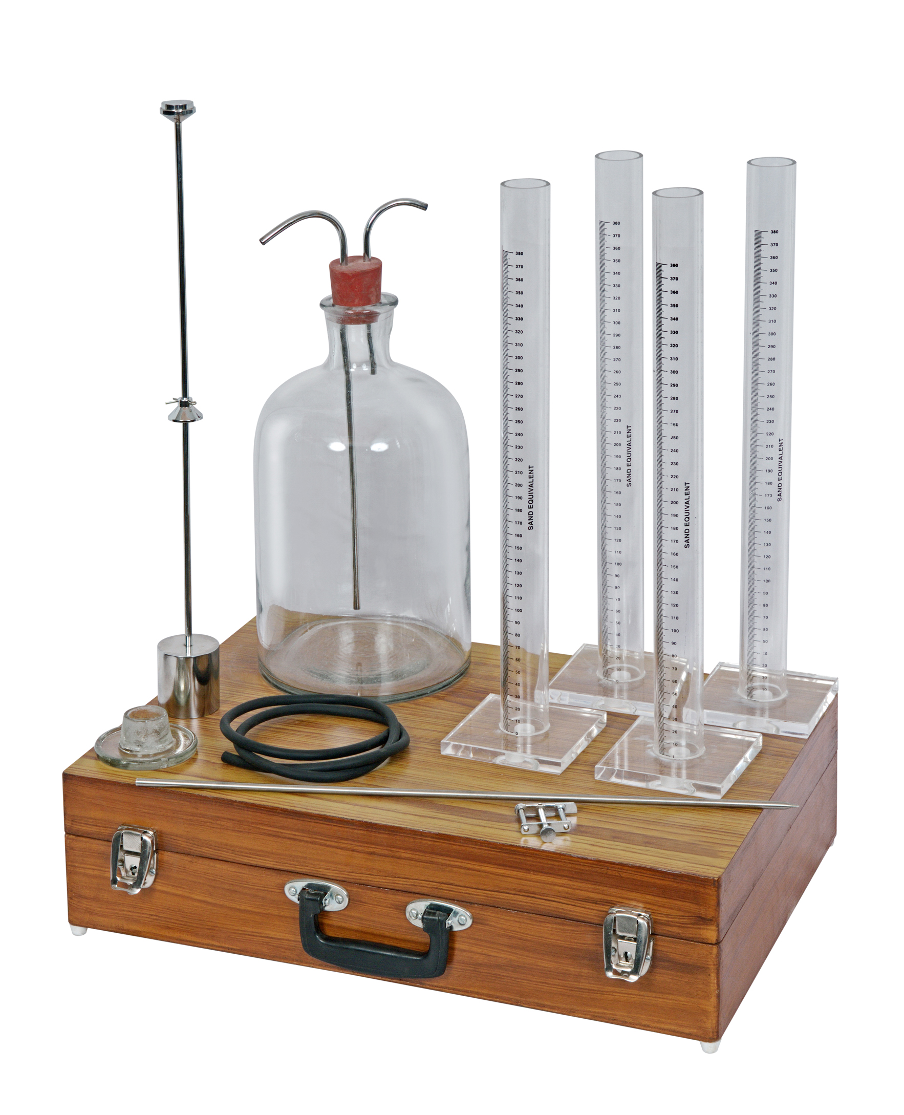 SAND EQUIVALENT VALUE TEST APPARATUS WITH ACCESSORIES