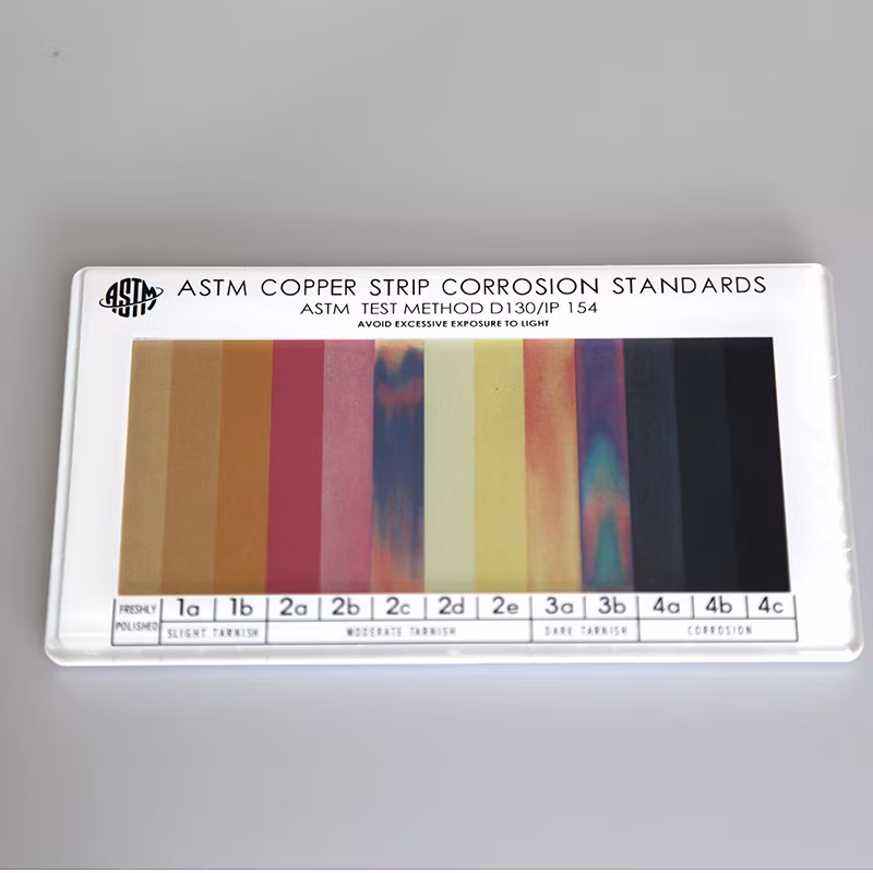 ASTM COLOR CHART - FOR COPPER STRIP CORROSION TEST - ASTM D130