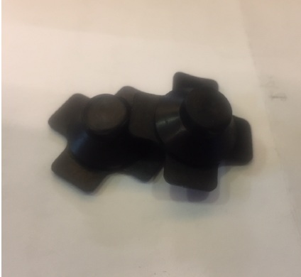 RUBBER STOPPER FOR PLASTIC CUBE MOULD