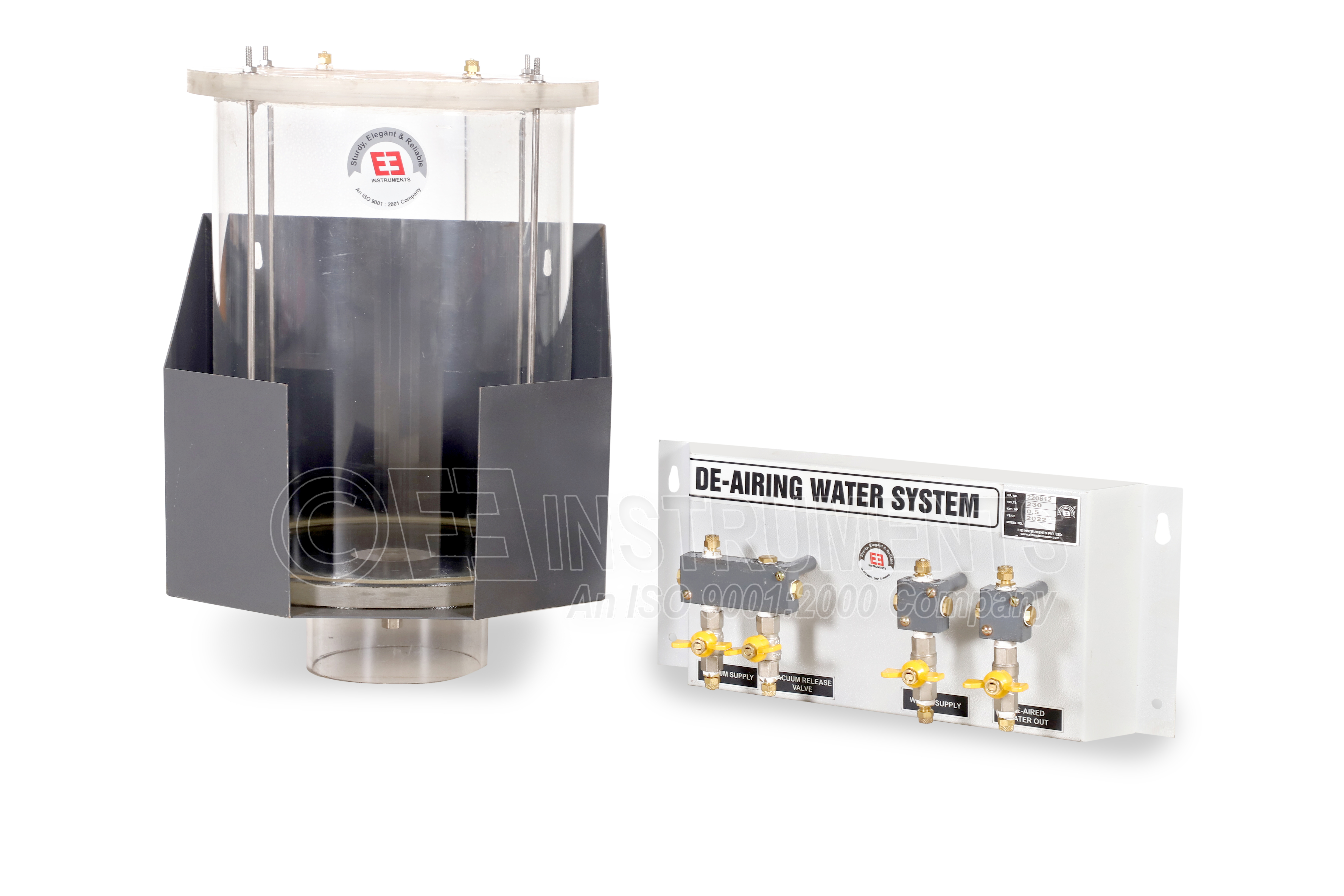 DE-AIRED WATER APPARATUS WITH VACUUM PUMP FOR TRIAIXIAL TEST