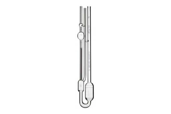 U TUBE GLASS VISCOMETER UBBELHODE FOR POY