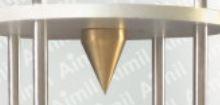 STEEL/BRASS PENETRATION CONE - FOR CONE DROP TESTER - EN ISO 13433