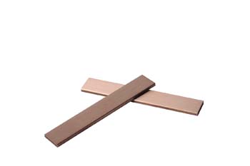 COPPER STRIPS - 75MM LONG X 1.5-3.0MM THICK X 12.5MM WIDE - ASTM D130