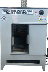 HORIZONTAL BURNING APPARATUS FOR THERMAL INSULATION AS PER IS 11239 PART 12