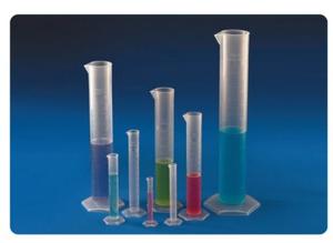 MEASURING CYLINDER - PLASTIC - 1000 ML. - HEXAGONAL 