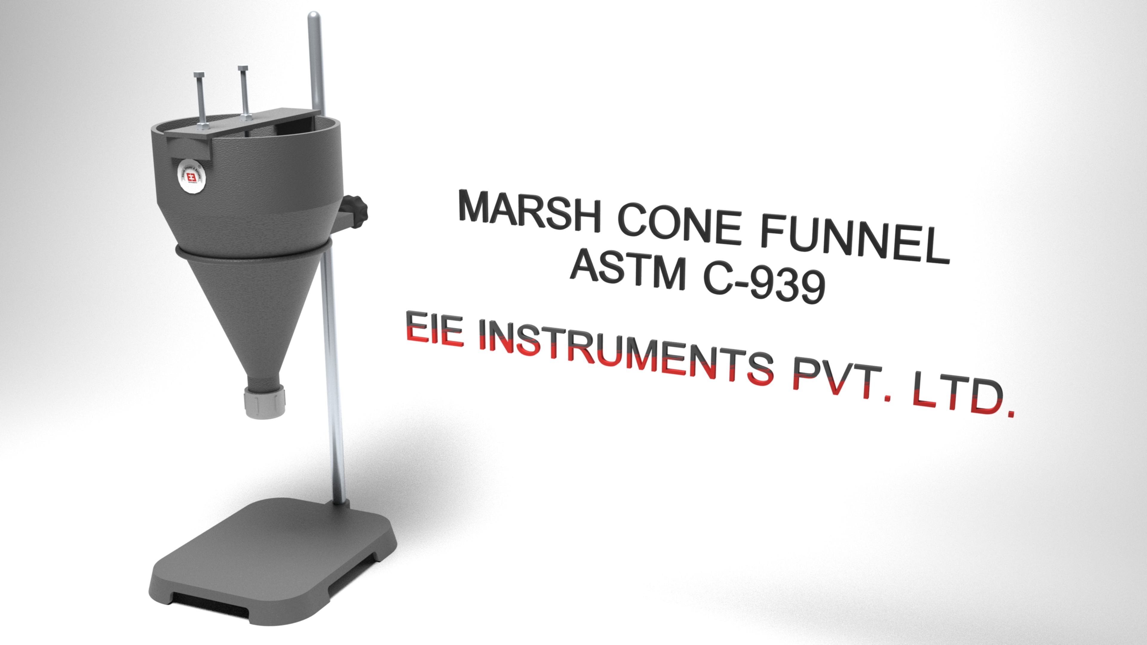 MARSH CONE FUNNEL FOR GROUT-ASTM C939-FLOW CONE
