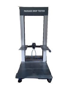 PACKAGE DROP TESTER-MOTORIZED HEIGHT ADJUSTMENT-WITH PNEUMATIC RELEASE MECHANISM