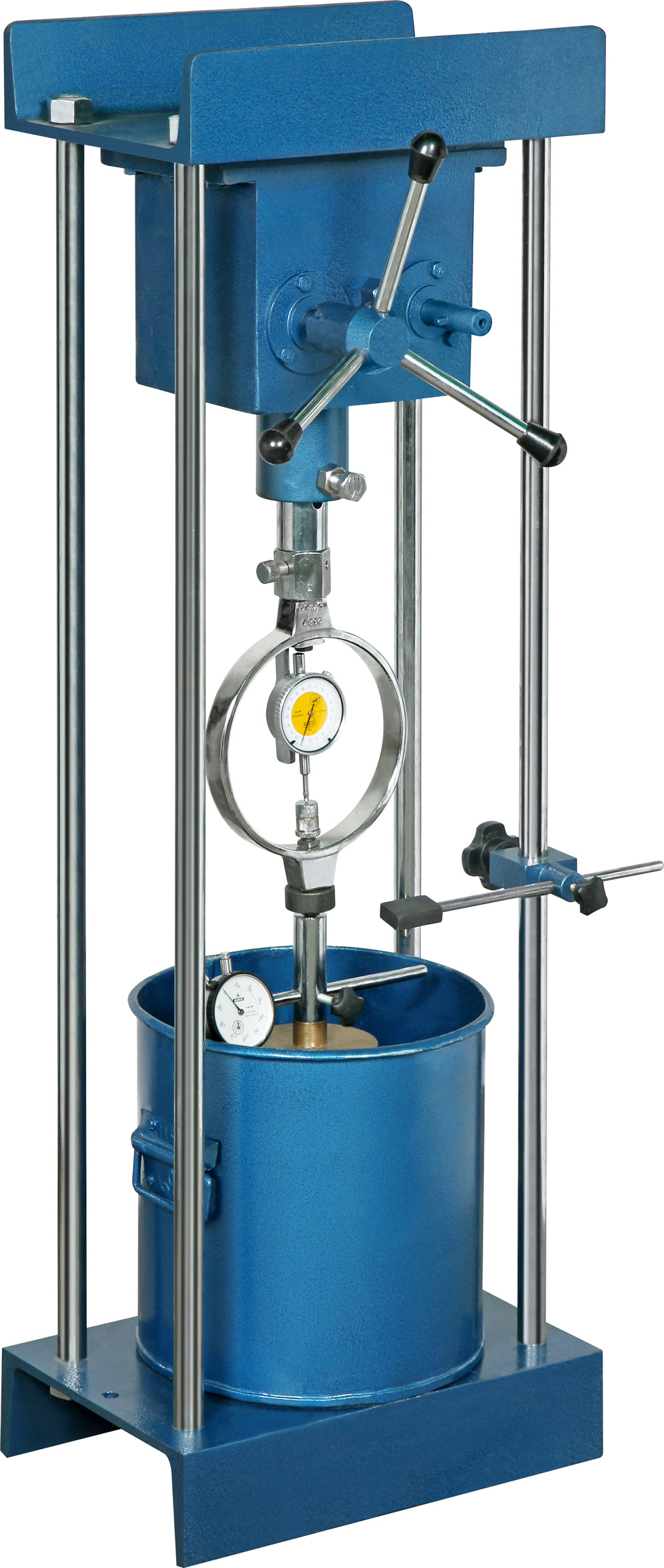 SWELL PRESSURE TEST APPARATUS WITH PROVING RING AND DIAL GAUGE*