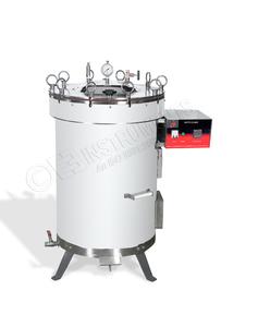 SINGLE LEVER LOCK OUTER POWDER COATED AUTOCLAVE-FULLY AUTOMATIC-45 X 75 CM-119 LITERS