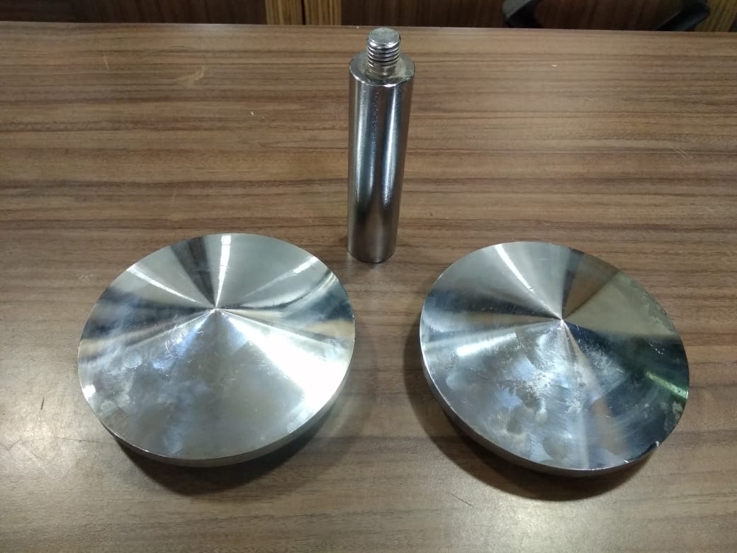 CONING TOOLS IN PAIRS-MALE AND FEMALE-FOR 50 MM DIA-FOR UNCONFINED COMPRESSION TEST