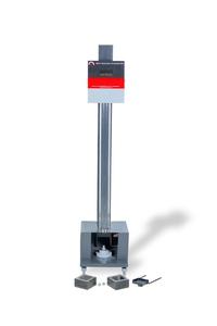 BALL RELEASE FOR IMPACT RESISTANCE OF TILES-(BY MEASUREMENT OF COEFFICIENT OF RESTITUTE)-(BIS 13630 PART 14, ISO 10545-5)