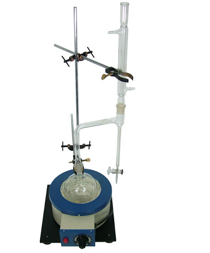 DEAN AND STARK APPARATUS FOR OIL-10 ML WITH HEATER - IP-74, IS-1448 (P:40)