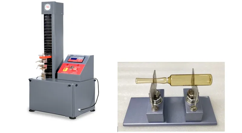 AMPOULE BREAK STRENGTH TESTER - 200 N - DIGITAL CONTROLLER WITH PC INTERFACE FACILITY - ISO 9187