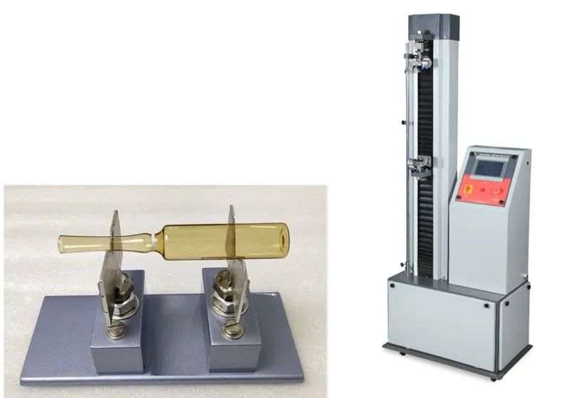 AMPOULE BREAK STRENGTH TESTER - 200 N - SERVO MOTOR CONTROLLED SYSTEM - ISO 9187