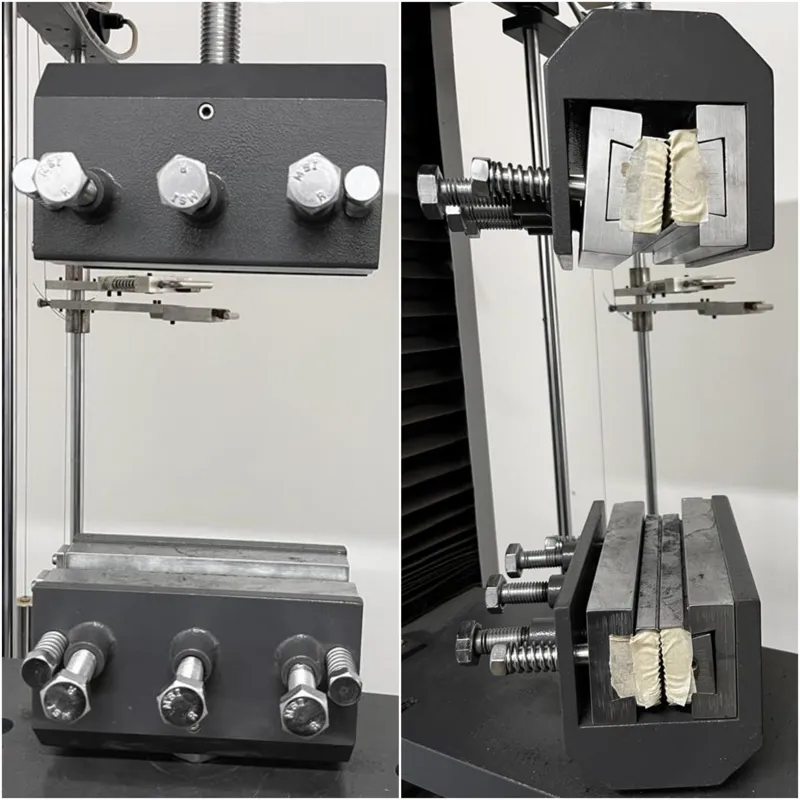 ASTM D4595-MANUAL GRIPPING-WIDE WIDTH TENSILE TEST