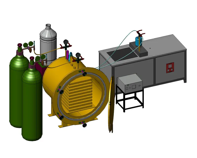 CO2 CURING CHAMBER FOR 10 SAMPLE OF 300 X 300 X 20 MM