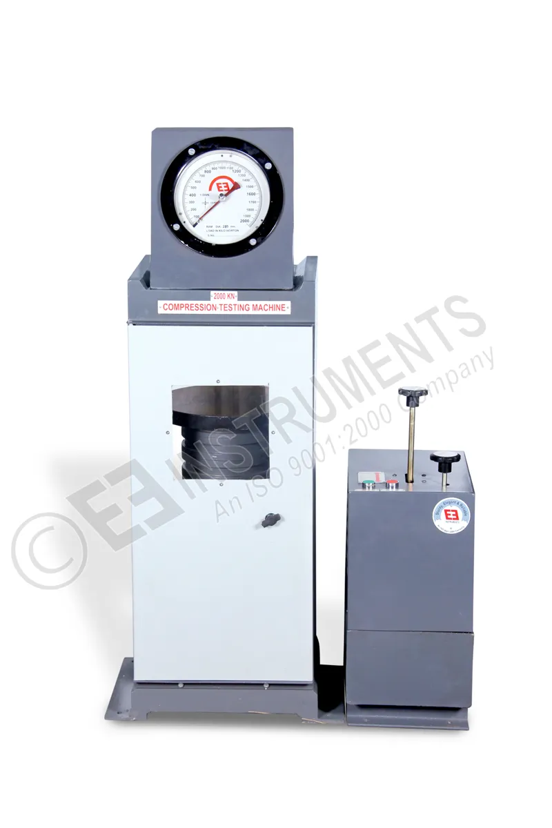 COMPRESSION TESTING MACHINE - ANALOG - SINGLE GAUGE