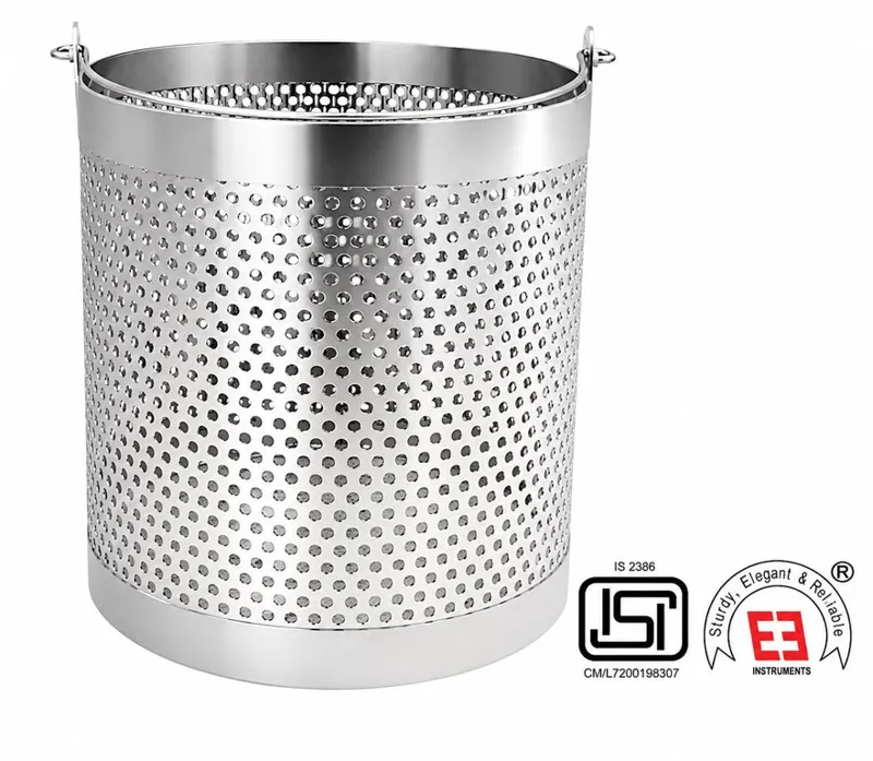 DENSITY BASKET - ISI MARKED - S.S. - 20 X 20 CM