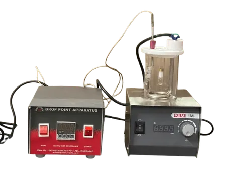 DROP POINT APPARATUS FOR GREASE-(ASTM D566, IP 132)-(MAGNETIC STIRRER CUM HEATER)