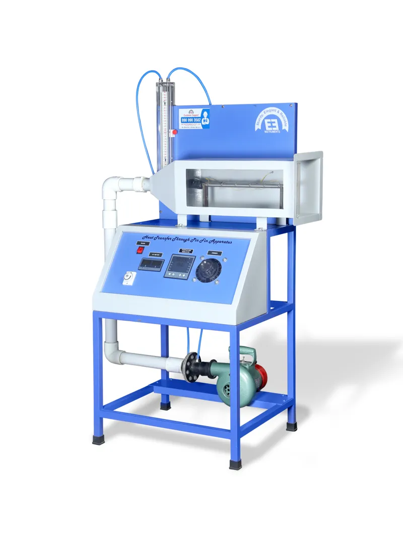 HEAT TRANSFER FROM PIN FIN APPARATUS-