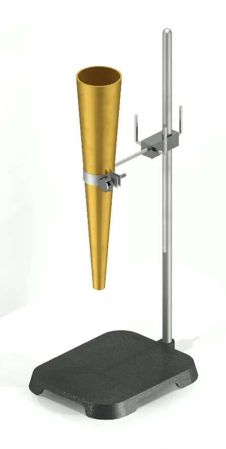 J14 FUNNEL WITH STAND - WITH MEASURING CYLINDER