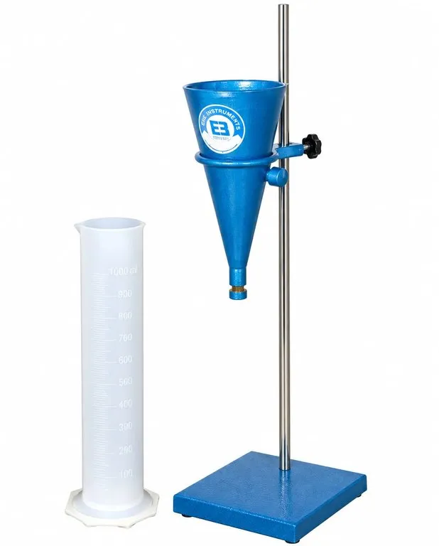 MARSH CONE FUNNEL - WITH STAND AS PER IS 14343