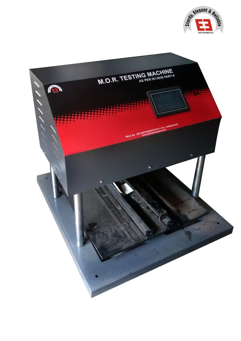 MOR TESTING MACHINE-1000 KGF-UP TO 100 X 100 CM TILES-SERVO CONTROLLED (BIS 13630 PART 6, ISO 10545-4)