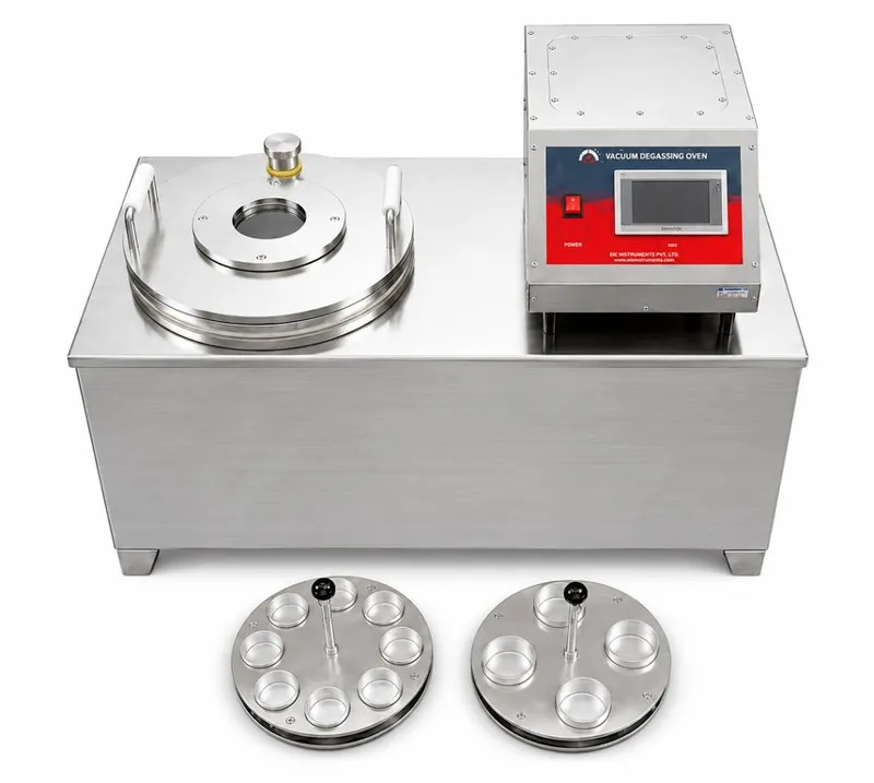 VACUUM DEGASSING OVEN - WITH VACUUM PUMP & PLC, HMI CONTROL SYSTEM - ASTM D6521